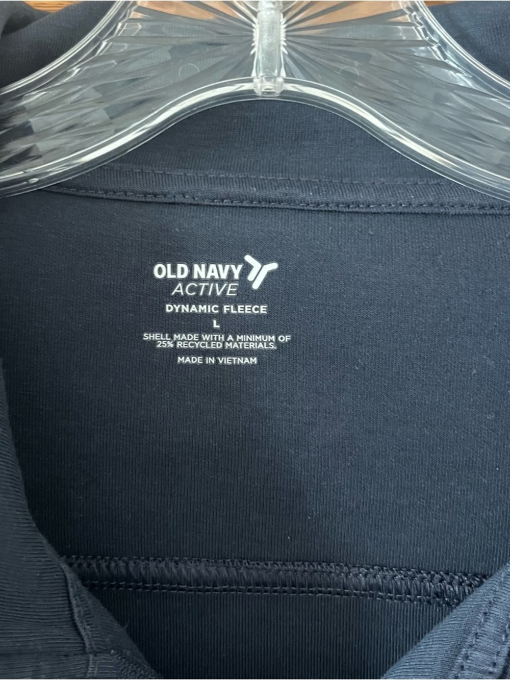 Old Navy Active Dynamic Navy Half-Zip Pullover Sz L - Picture 7 of 10
